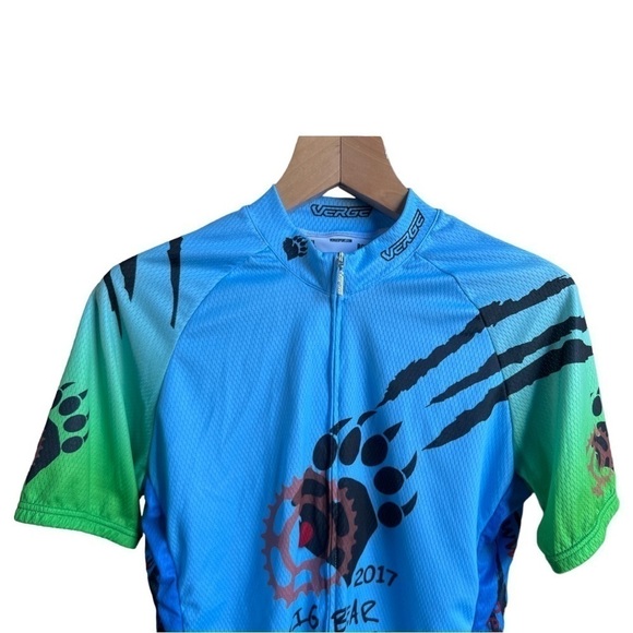 Verge Elite Relaxed Bold Collection Mens Cycling Jersey Big Bear Butt Cruise, XL - Picture 3 of 9